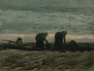 Deux femmes sur la lande - Vincent van Gogh